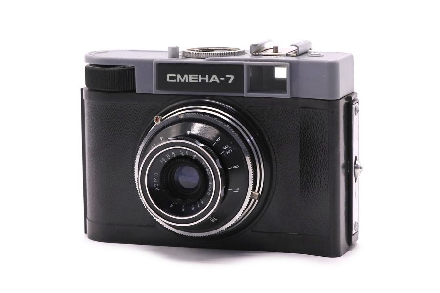 Шкальный советский фотоаппарат Смена-7 (ЛОМО)