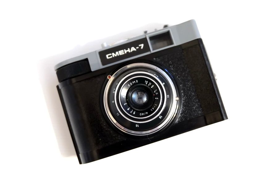 Шкальный советский фотоаппарат Смена-7 (ЛОМО)