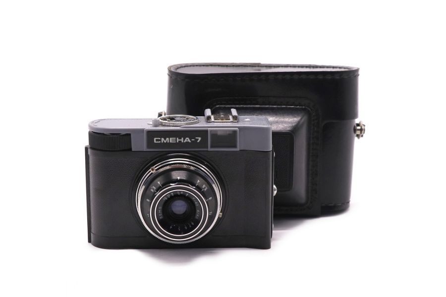 Шкальный советский фотоаппарат Смена-7 (ЛОМО)