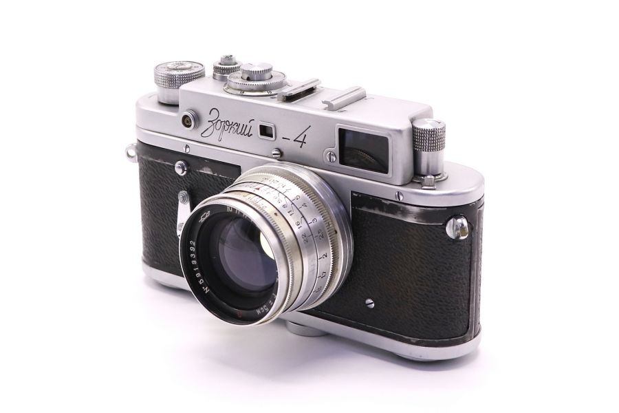 Фотокамера Зоркий-4 + Юпитер-8 (СССР, 1961)