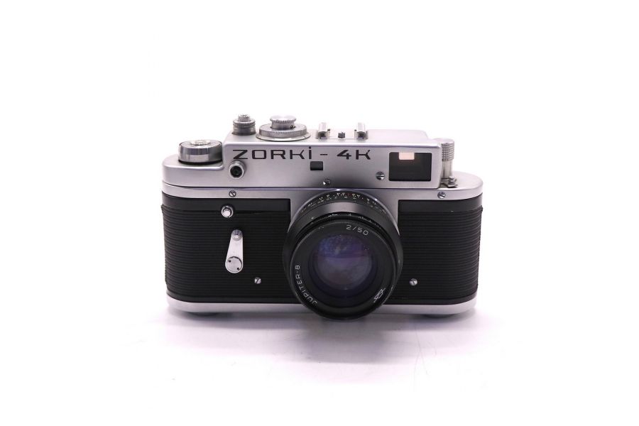 Фотокамера Зоркий 4К + Юпитер-8 (КМЗ, 1973)