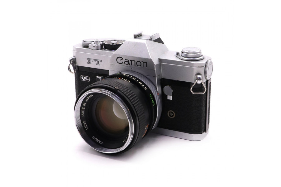 Фотоаппарат Canon FT QL + Canon FD 50mm/1.4