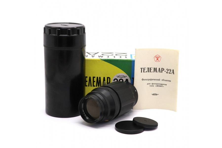 Редкий объектив Телемар-22А 5,6/200 №000078 в упаковке