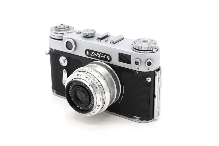 Фотокамера Зоркий 6 / Zorki 6 (СССР, 1961)