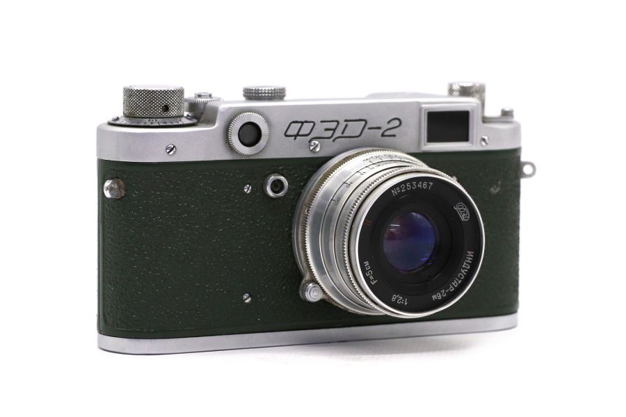 Фотоаппарат Фэд 2 + Индустар-26М зеленый