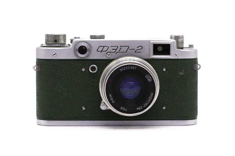 Фотоаппарат Фэд 2 + Индустар-26М зеленый