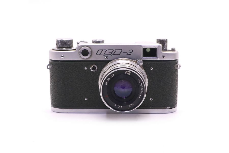 Фотоаппарат Фэд 2 + Индустар-26М зеленый