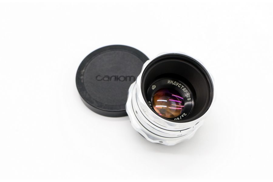 Штатный объектив Индустар-29 80mm f/2.8 (СССР)