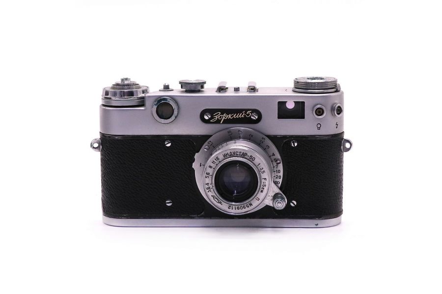 Советский фотоаппарат Зоркий 5 kit в упаковке
