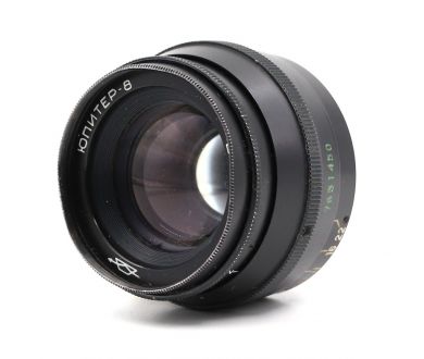 Советский объектив Юпитер-8 2/50 black (СССР, 1976)