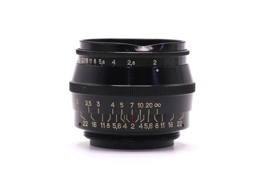 Советский объектив Юпитер-8 2/50 black (СССР, 1976)