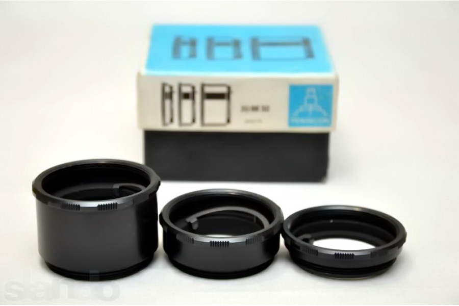 Кольца удлинительные с толкателем М42 Pentacon в упаковке