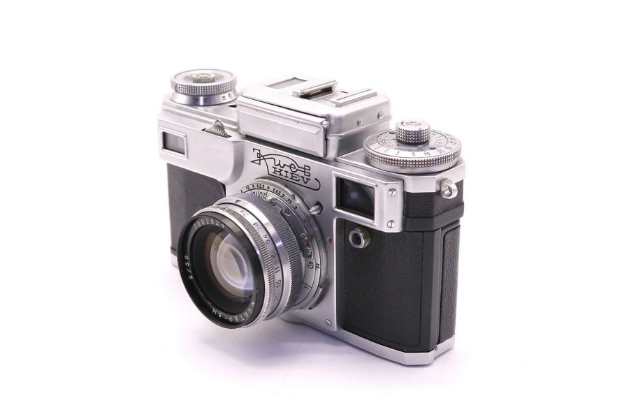 Киев 4 + Юпитер-8М пленочный советский фотоаппарат 
