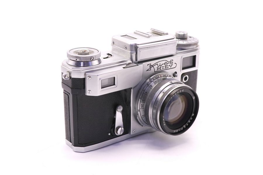 Киев 4 + Юпитер-8М пленочный советский фотоаппарат 