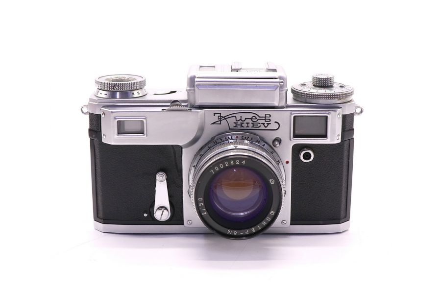 Киев 4 + Юпитер-8М пленочный советский фотоаппарат 