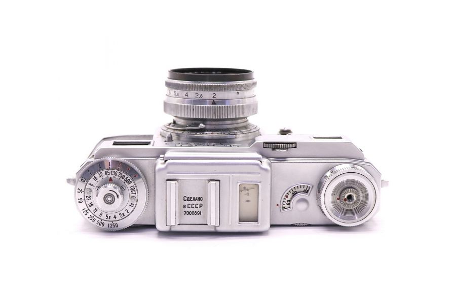 Киев 4 + Юпитер-8М пленочный советский фотоаппарат 