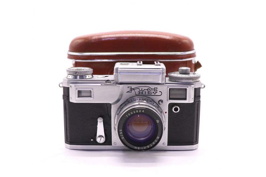 Киев 4 + Юпитер-8М пленочный советский фотоаппарат 