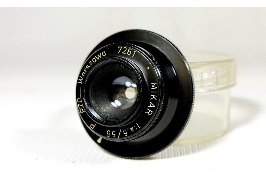 Объектив мануальный Mikar P 4,5/55 PZO М42