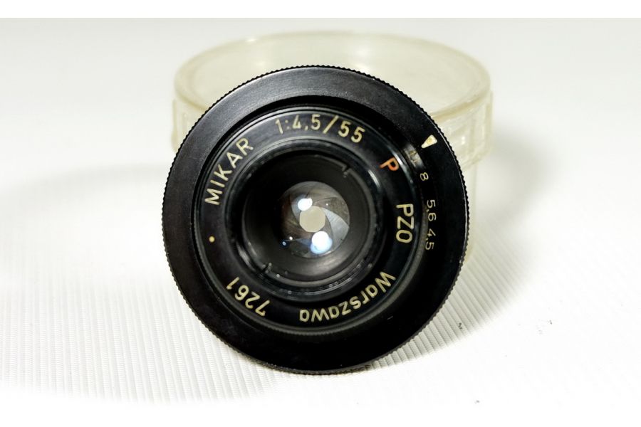 Объектив мануальный Mikar P 4,5/55 PZO М42