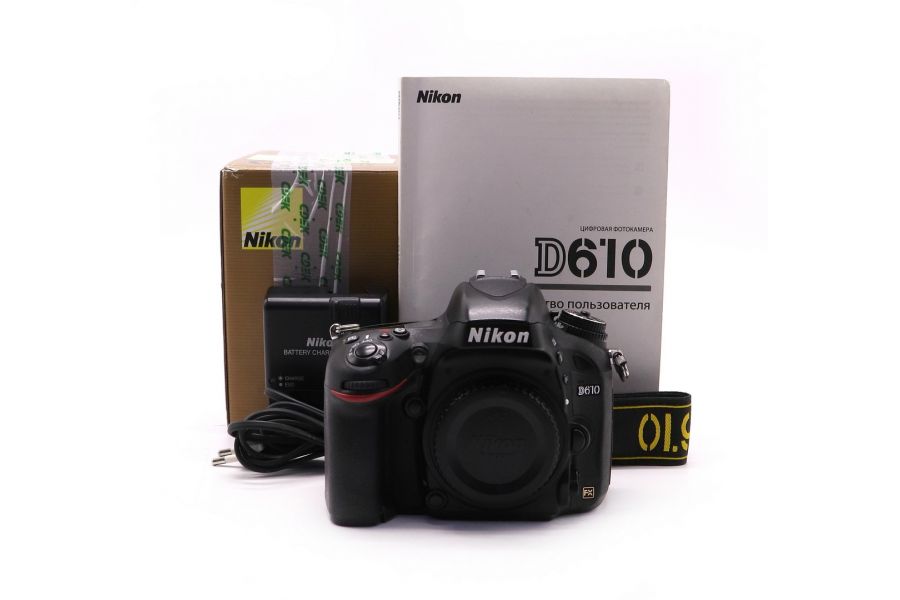 Nikon D610 body в упаковке (пробег 147100 кадров)