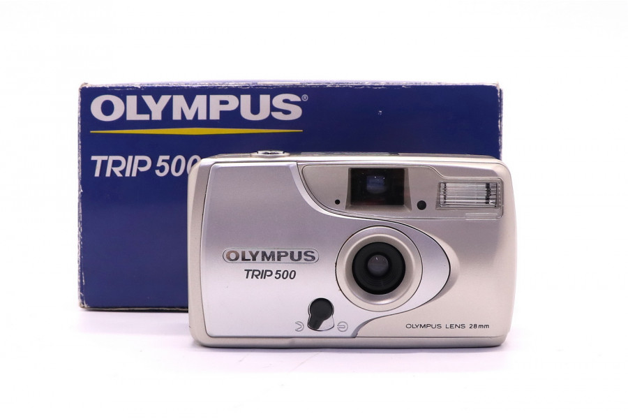 Плёночная камера Olympus Trip 500 в упаковке