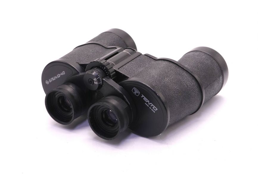 Советский призменный бинокль БПЦ4 12х40 Tento