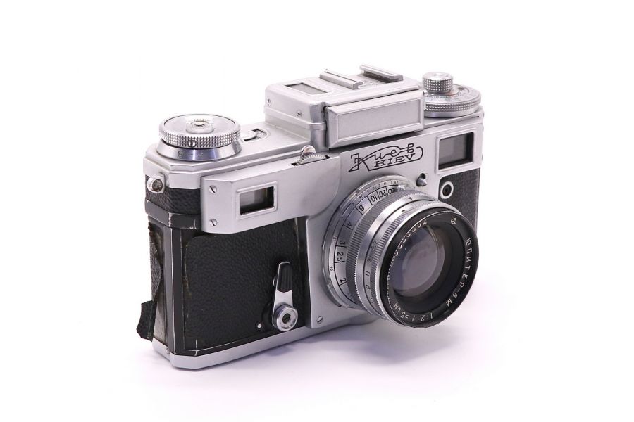 Фотокамера Киев 4 + Юпитер-8М (СССР, 1974)