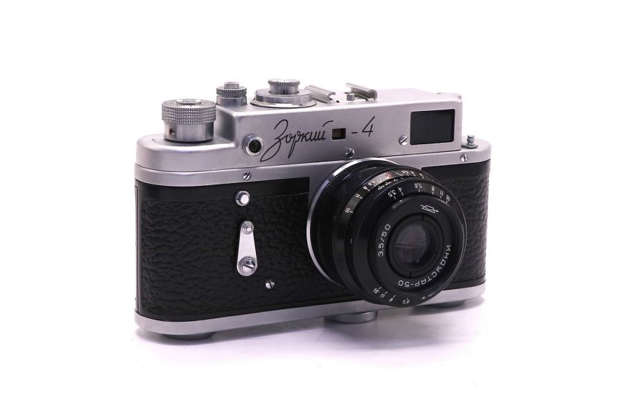 Советский фотоаппарат Зоркий 4 kit в упаковке