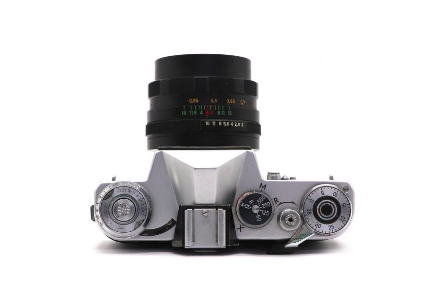 Зеркальный фотоаппарат Зенит ЕМ kit silver (СССР, 1976)