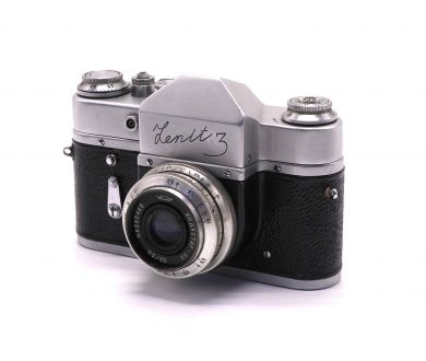 Редкий фотоаппарат Зенит 3 / Zenit 3 + Индустар-50