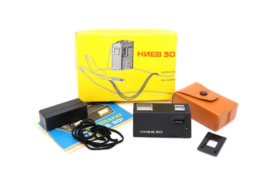 Миниатюрный фотоаппарат Киев 30 в упаковке (СССР, 1977)