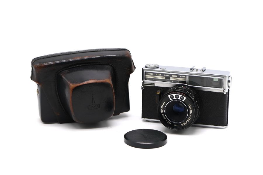 Фотокамера компактная Сокол Автомат (СССР, 1968)