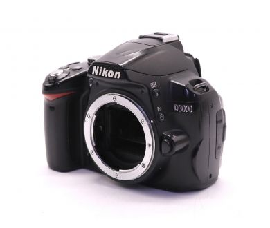 Фотокамера Nikon D3000 body (пробег 37600 кадров)