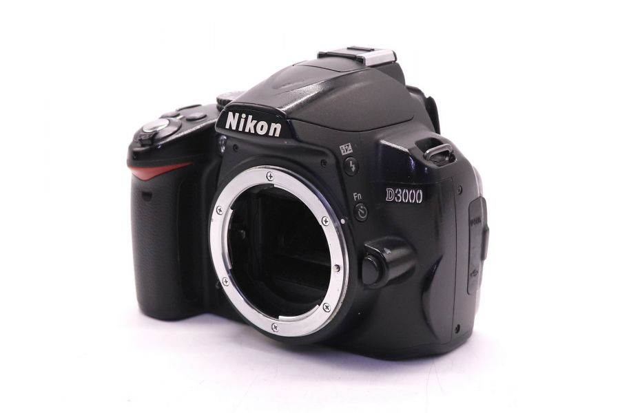 Фотокамера Nikon D3000 body (пробег 37600 кадров)