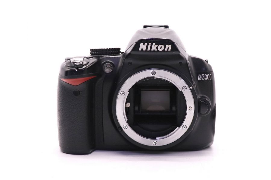 Фотокамера Nikon D3000 body (пробег 37600 кадров)