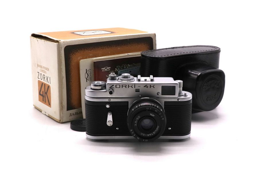Фотоаппарат Зоркий 4К + Индустар-50 kit в упаковке