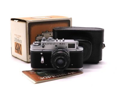 Фотоаппарат Зоркий 4К + Индустар-50 kit в упаковке