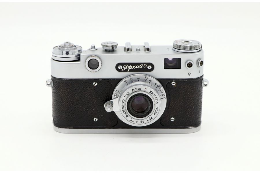 Камера Зоркий 5 + Индустар-22 (СССР, 1958)