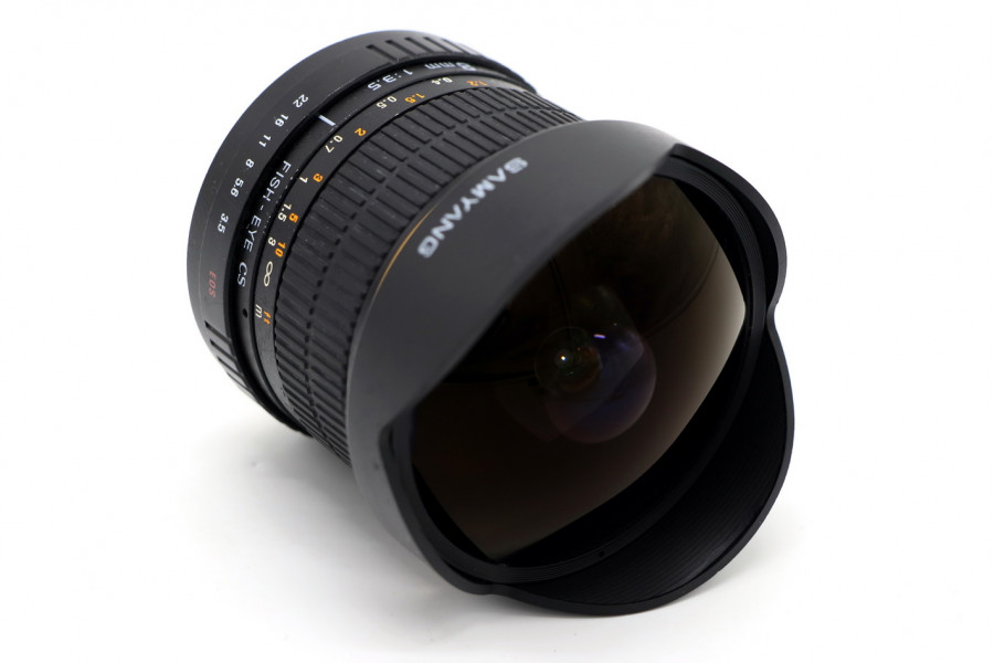Samyang 8mm f/3.5 AS IF MC Fish-eye CS Canon EF-S 