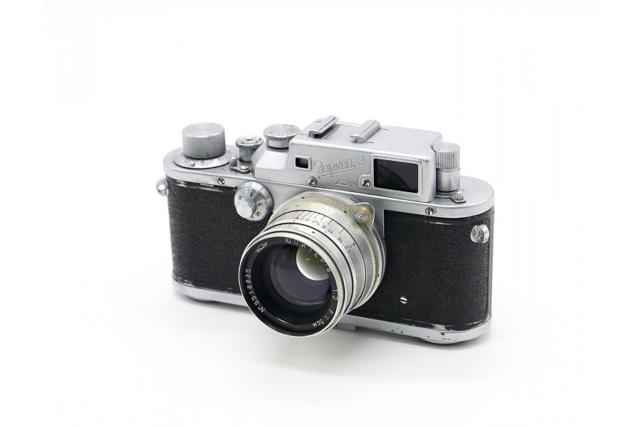 Советский фотоаппарат Зоркий 3 + Юпитер-8