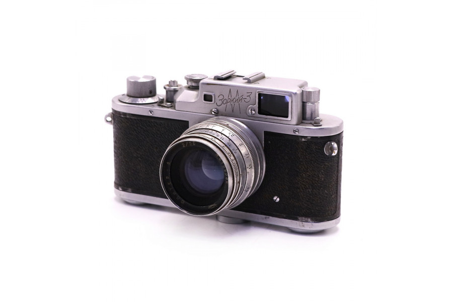 Редкий советский фотоаппарат Зоркий 3М + Юпитер-8