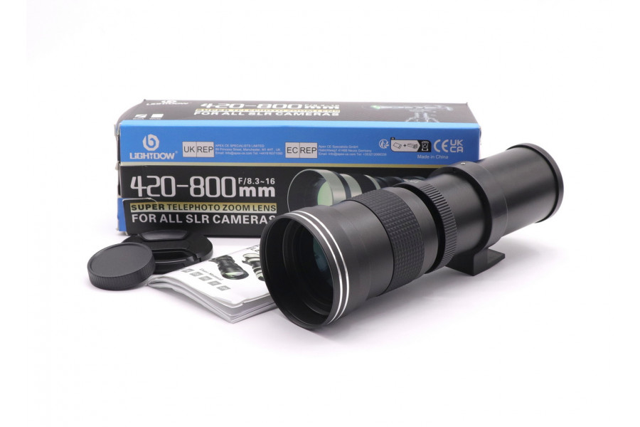 Объектив Lightdow 420-800mm f/8.3-16 в упаковке