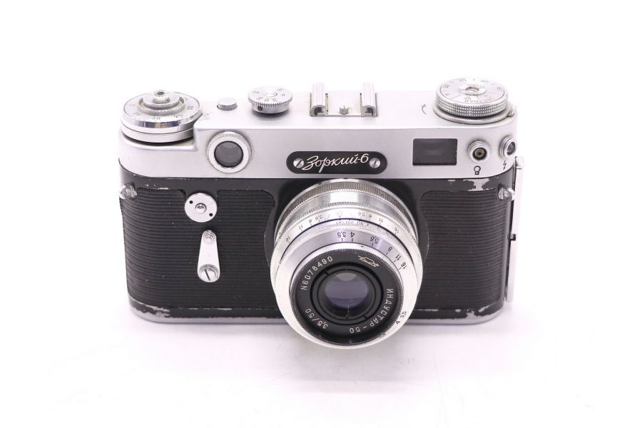 Малоформатный фотоаппарат Зоркий 6 + Индустар-50