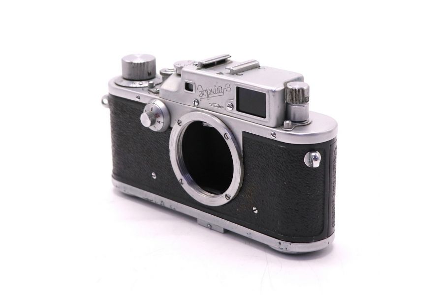 Дальномерный советский фотоаппарат Зоркий 3 body 