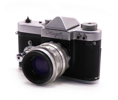 Фотаппарат Старт + Гелиос-44 (СССР, 1961г)