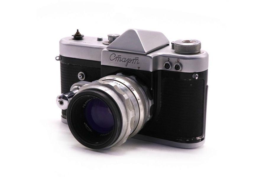 Фотаппарат Старт + Гелиос-44 (СССР, 1961г)