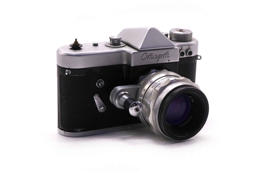 Фотаппарат Старт + Гелиос-44 (СССР, 1961г)