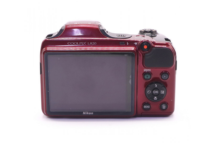 Цифровой фотоаппарат Nikon Coolpix L820 red