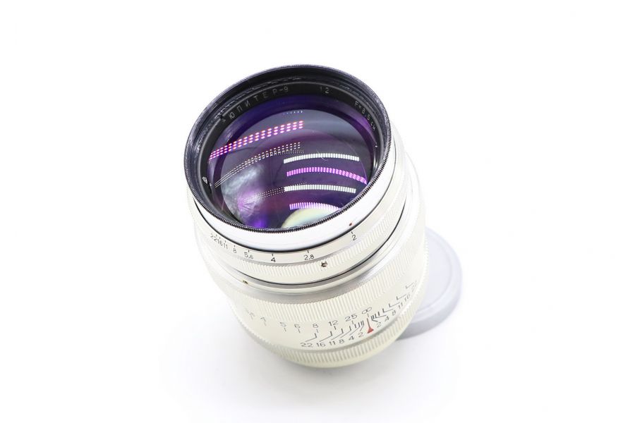 Объектив Юпитер-9 П 2/85 М39 silver дальномер КМЗ