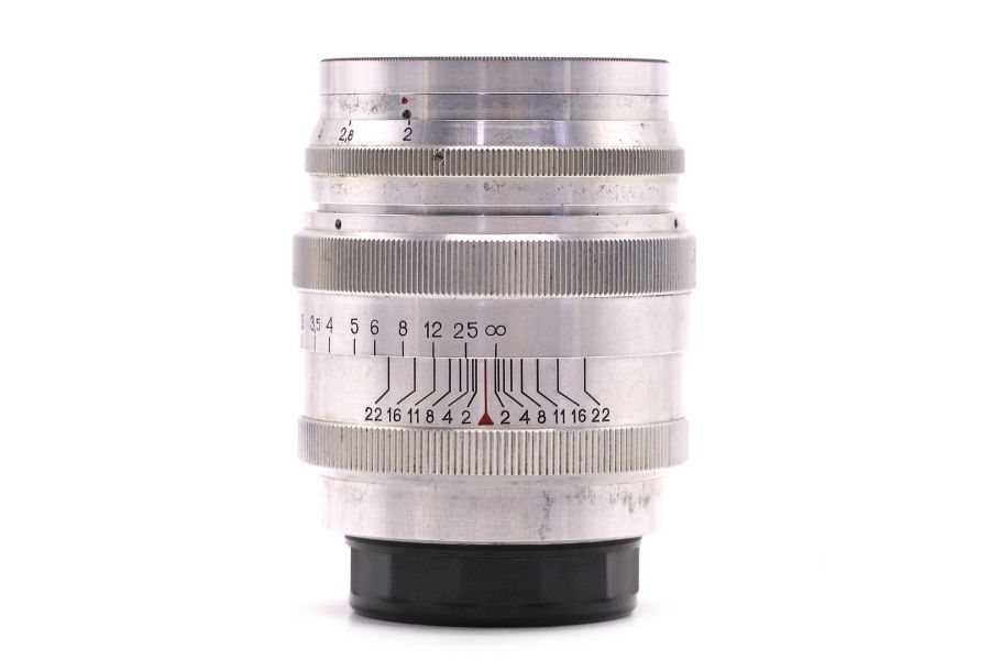 Объектив Юпитер-9 П 2/85 М39 silver дальномер КМЗ